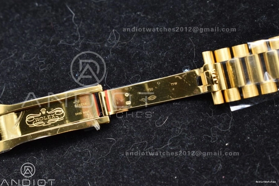 Stick 1:1 Gold Dial Day ARF Best 668 President VR3255 YG On (Gain Weight) Date 228238 Resilient 40 Bracelet Edition 0130